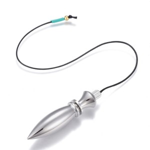 Silver Karnak Pendulum H:6.5 cm x W:1.3cm Wt:35g